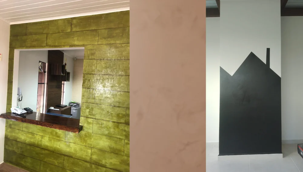 Composição de efeitos decorativos realizados pela MVF